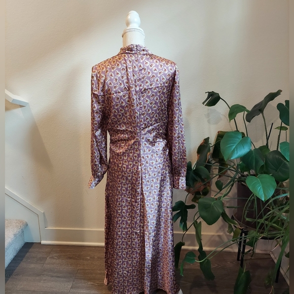 Zara satin dress size XL - Picture 2 of 12